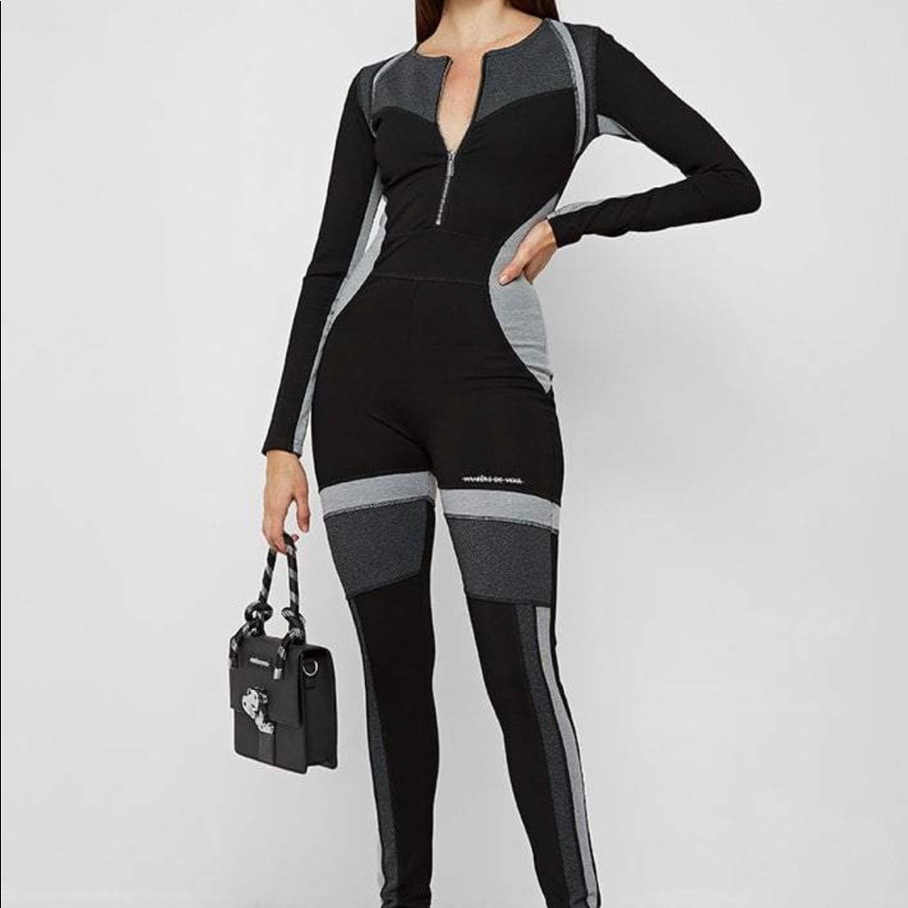 Maniere De Voir Colorblock Jumpsuit